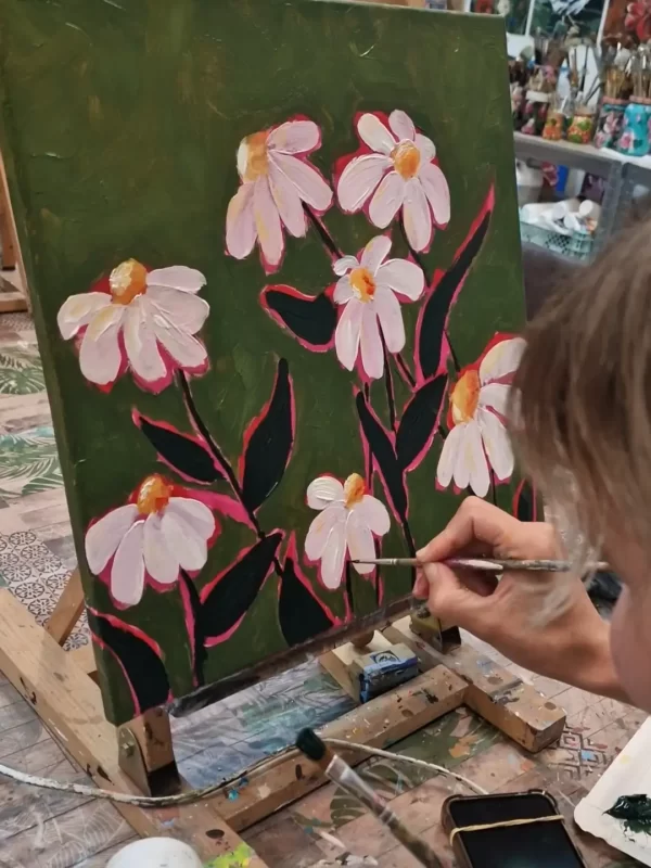 schilderlessen bij creatiefwezen atelier