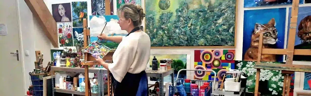 schilderatelier creatiefwezen friesland